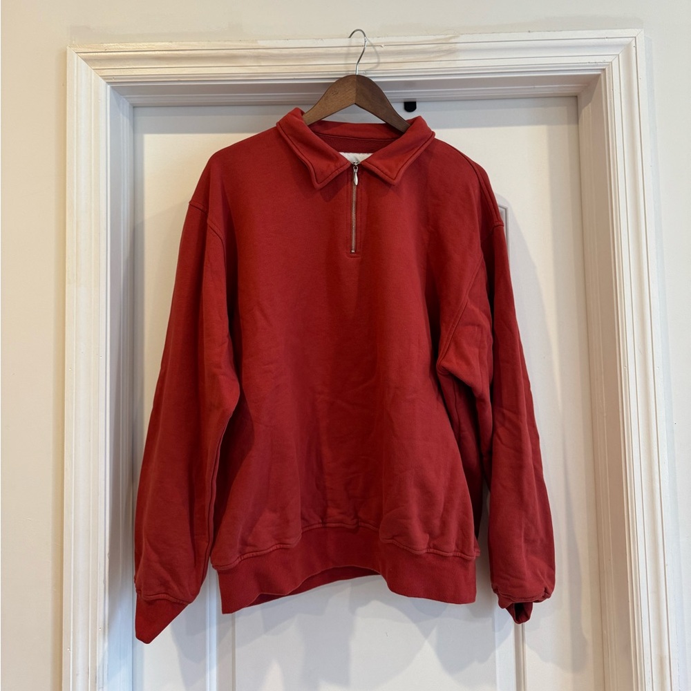Adsum quarter zip sweater (100% cotton)